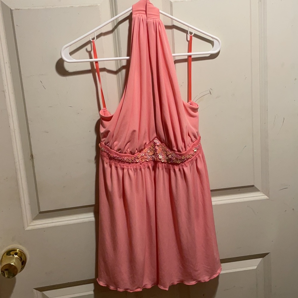 Arden B tank top dressy pink peach colored NWOT